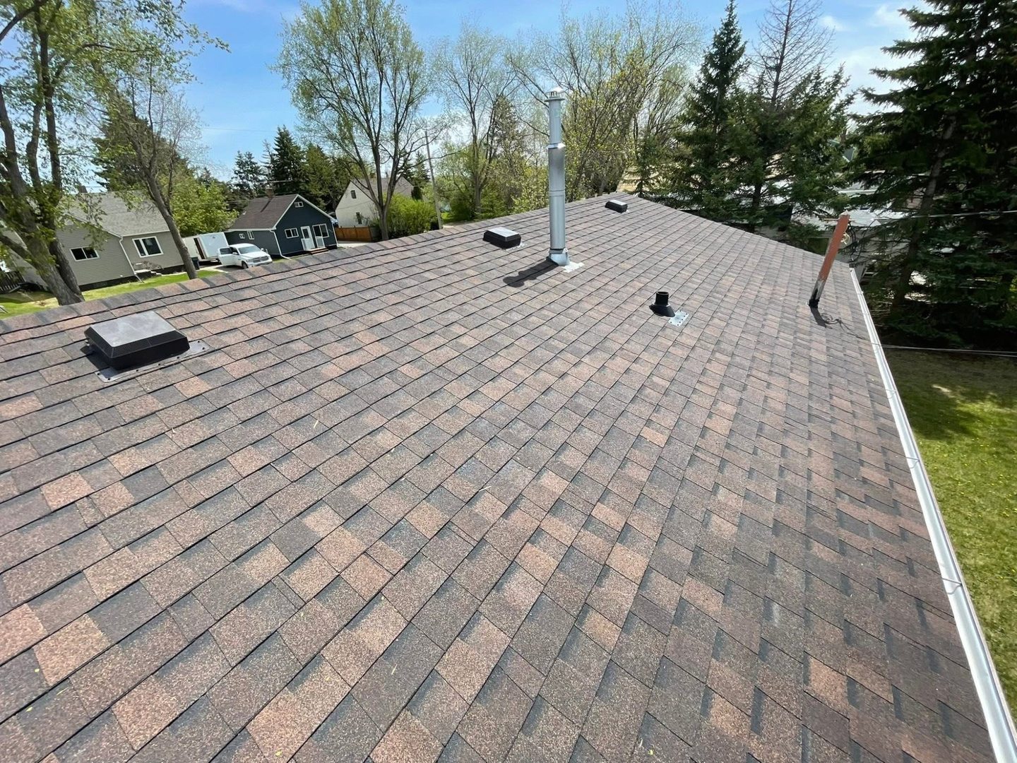 Completed roofing project by Molnar Roofing