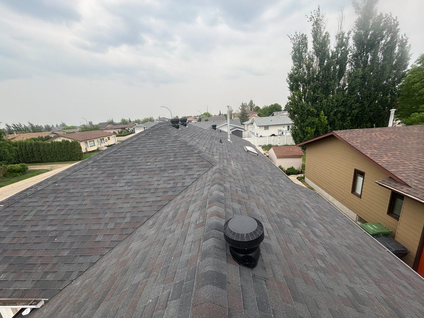 Completed roofing project by Molnar Roofing