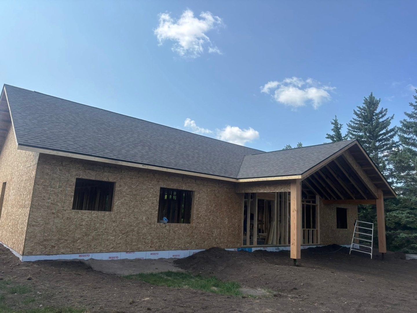 Completed roofing project by Molnar Roofing